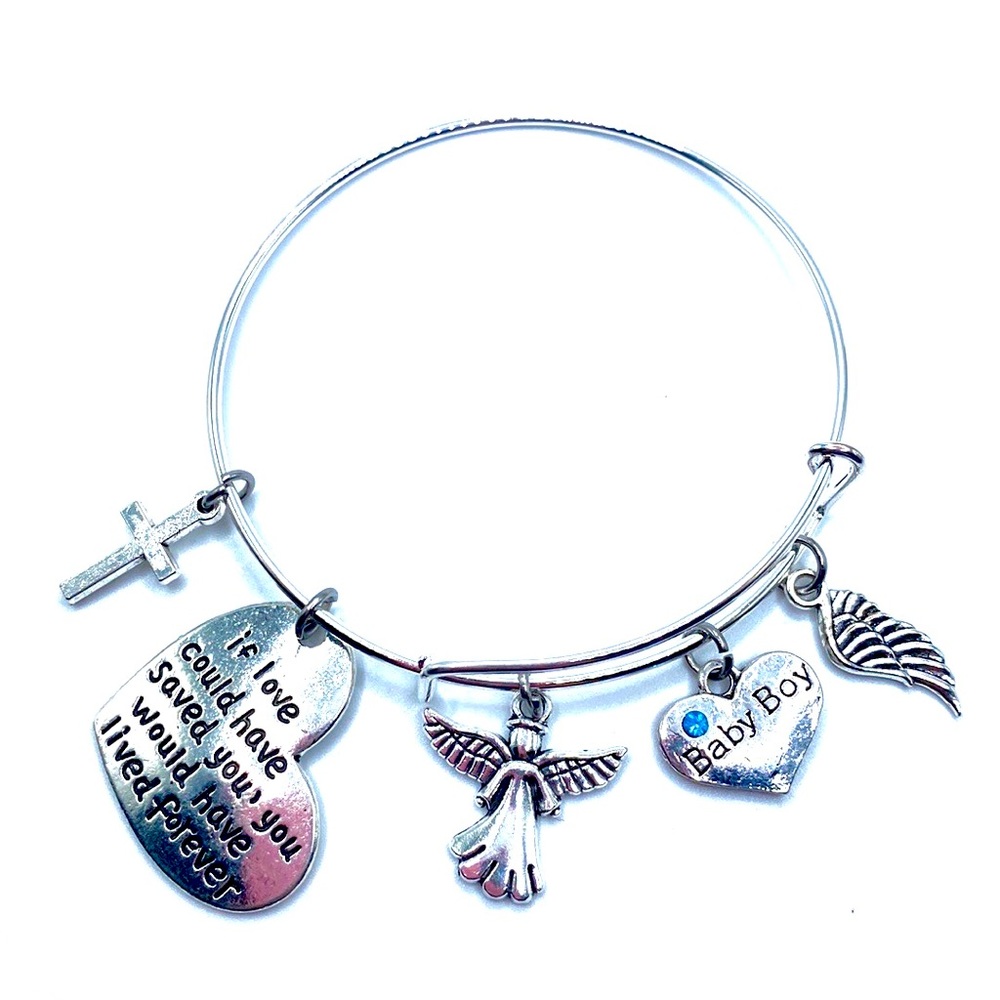 Memorial Bracelet Loss Of Baby Boy If Love Could Have Saved You Bereavem…
